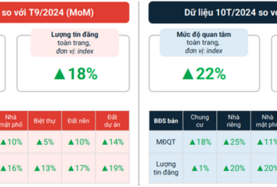 Điểm Tin Thị Trường Bất Động Sản Tháng 10/2024