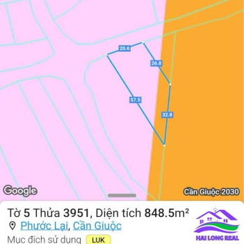 Đất giá: 3.2ty, DT: 826m2, ngang 21m, mặt tiền đường Tân Tập - Long Hậu, cạnh KCN Long Hậu 