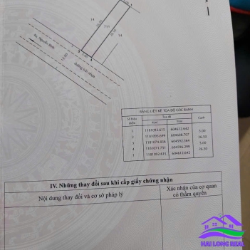 HAILONGREAL: ĐẤT 36tr/m2, DT: 5*26,5m, 132,5m2, ĐƯỜNG 12m, ĐỐI DIỆN TRƯỜNG LÊ LỢI, KHU 2HA 