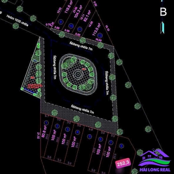 HAILONGREAL: Đất giá: 15,5ty, DT: 806m2, thổ cư: 252m2, có GPXD 7 tầng, Lê Văn Lương, Nhà Bè 