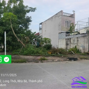 HAILONGREAL: ĐẤT GÓC 5.5TY, DT: 10X12M, KHU 274/ NGUYỄN VĂN TẠO, NHÀ BÈ