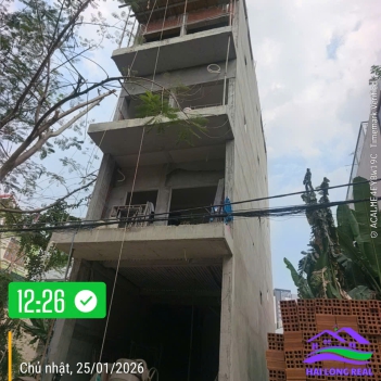 HAILONGREAL: CHDV 16.5TY, DT: 5X20M, 5 TẦNG, 21 PHÒNG, THU NHẬP 80-90TR, ĐƯỜNG D6 KHU LÀNG ĐẠI HỌC, NHÀ BÈ