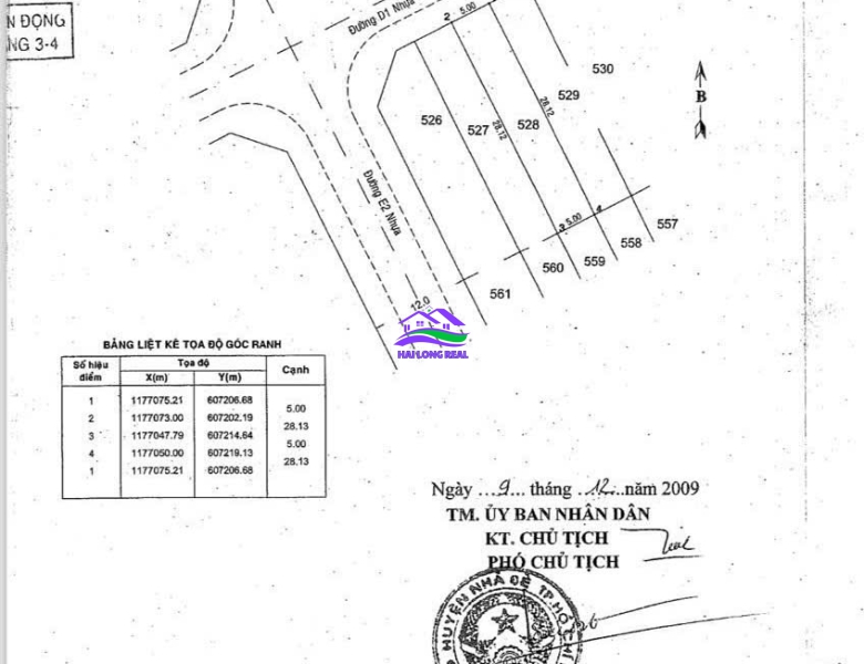 Đất giá: 4,6ty, DT: 5*28m, đường 12m, khu 526/ Nguyễn Văn Tạo, xã Long Thới, Nhà Bè 