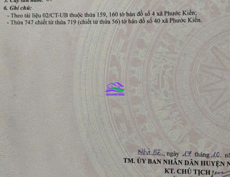 Đất giá: 4,3ty, DT: 7,5*14m, đường 7m, Lê Văn Lương, xã Phước Kiểng, Nhà Bè 