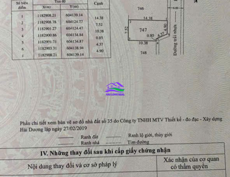 Đất giá: 4,3ty, DT: 7,5*14m, đường 7m, Lê Văn Lương, xã Phước Kiểng, Nhà Bè 