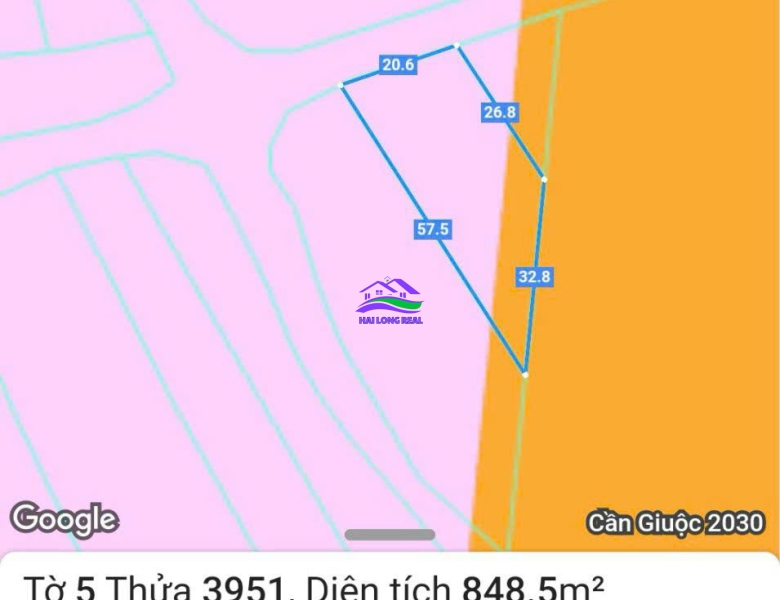 Đất giá: 3.2ty, DT: 826m2, ngang 21m, mặt tiền đường Tân Tập - Long Hậu, cạnh KCN Long Hậu 