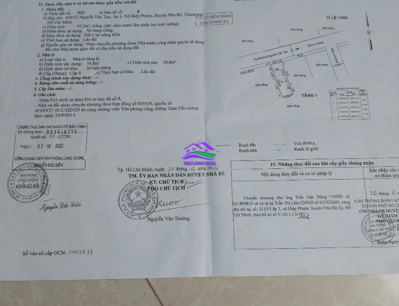 Nhà giá 3,5ty, DT: 5*20m, cấp 4, đường Nguyễn Văn Tạo, Nhà Bè 