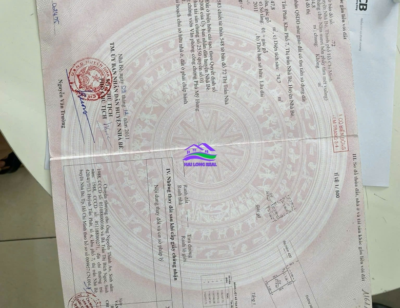 Nhà giá: 3,7ty, DT: 5*11m, 1 lững, khu 2020 Huỳnh Tấn Phát, TT Nhà Bè 