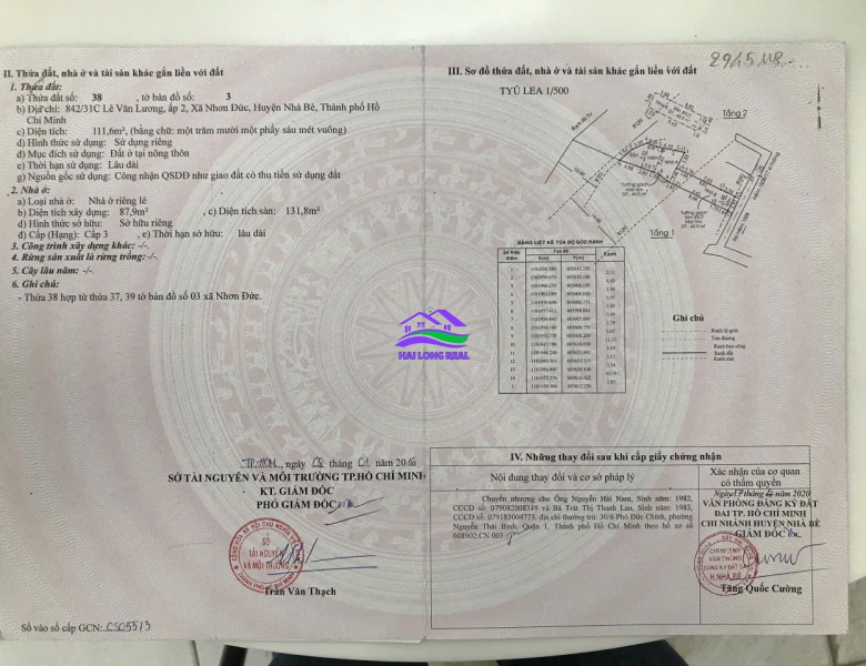 Nhà 1508/LÊ VĂN LƯƠNG, giá: 3,5 tỷ, diện tích: 110m2 , 1 lầu, xã Nhơn Đức, Nhà Bè 