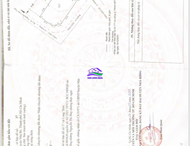 Đất góc, Giá: 2,4ty, DT: 6*11m, khu 602/ Nguyễn Văn Tạo, xã Long Thới, Nhà Bè 