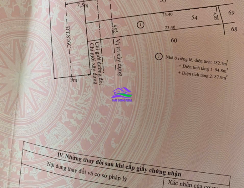 Nhà giá: 5,8ty, DT: 4*31m, 1 lầu, mặt tiền đường Lê Văn Lương nối dài, qua cầu Rạch Dơi 400m