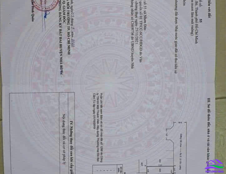 HAILONGREAL: ĐẤT KHU RẠCH TÔM, 4,3TY, DT: 5*17M, KHU 1764/ LÊ VĂN LƯƠNG, NHƠN ĐỨC, NHÀ BÈ 
