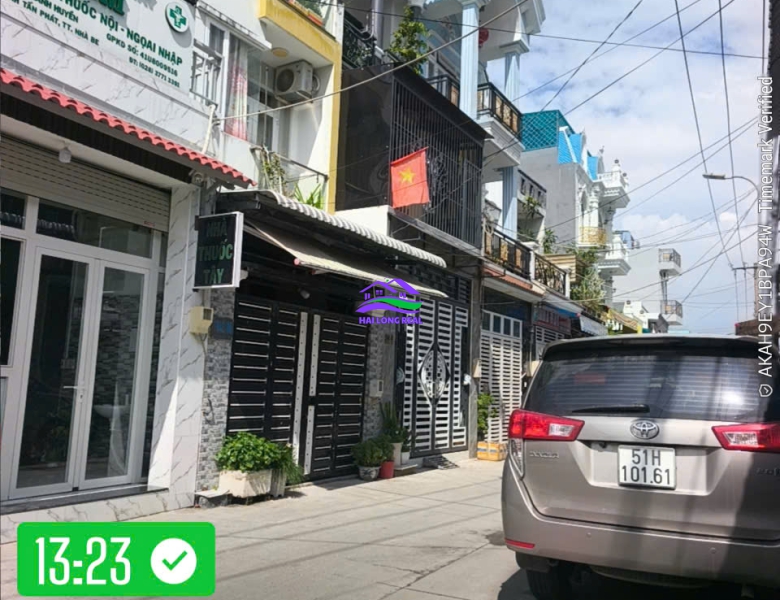 HAILONGREAL: NHÀ 6.5TY, DT: 4X14M, 3 TẦNG, MẶT TIỀN HẼM 1942/ HUỲNH TẤN PHÁT, TT NHÀ BÈ