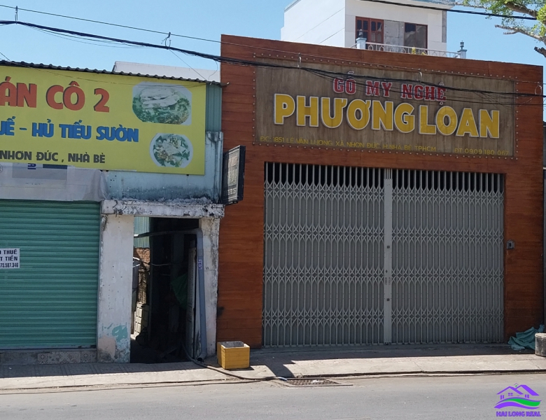 Nhà mặt tiền Lê Văn Lương, nhà bè bán: 6x30m, 1 lững, Giá: 7,9ty