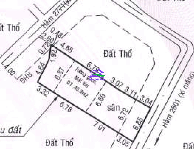 Nhà 2 mặt tiền trước sau, 5,5x22m, Giá: 3,6ty, đường Huỳnh Tấn Phát, xã Phú Xuân, Nhà Bè 