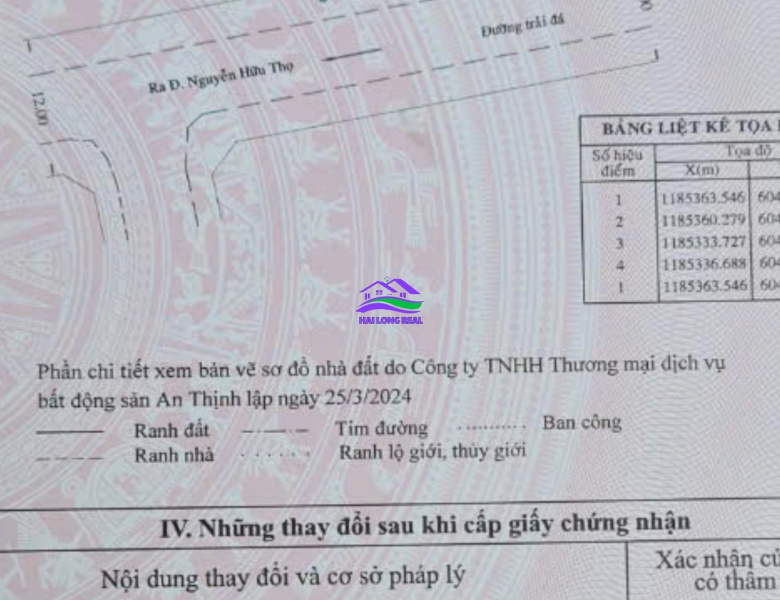 Nhà đường 12m, Nguyễn Hữu Thọ, Giá: 24,5 tỷ, DT: 17x27m, 460m2, có nhà 5x12m, 1 lầu.