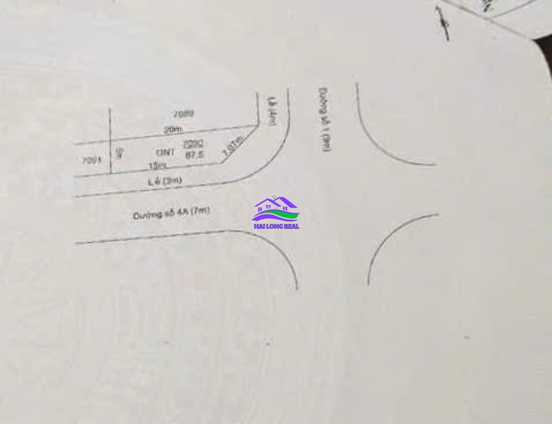 Nhà lô góc giá: 4.5ty, DT:  5x20m, lô B1-19, Góc đường số 1 - đường số 4A, khu Thái Sơn, long hậu