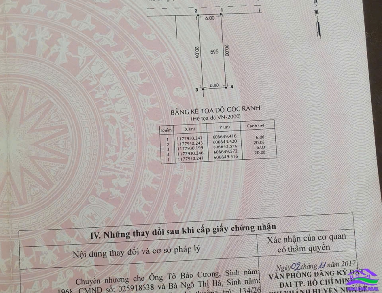 HAILONGREAL: Đất giá: 4,9ty, DT: 6*20m, đường 8m, khu 274/ Nguyễn Văn Tạo, Nhà Bè 