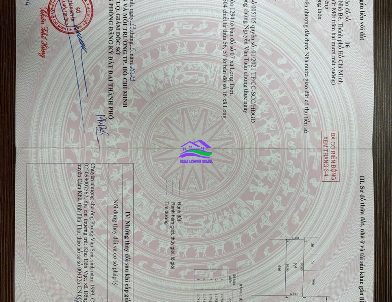 HAILONGREAL: Đất đường 12m, khu 274/ Nguyễn Văn Tạo, Giá: 45tr/m2 (5,5ty), DT: 6x20m, xã Long Thới, Nhà Bè 