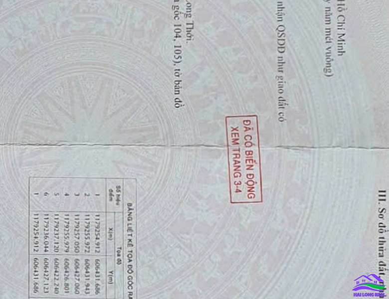 HAILONGREAL: Đất giá: 53tr/m2, DT: 5*20m, đường Nguyễn Văn Tạo vào 70m, xã Long Thới, Nhà Bè 