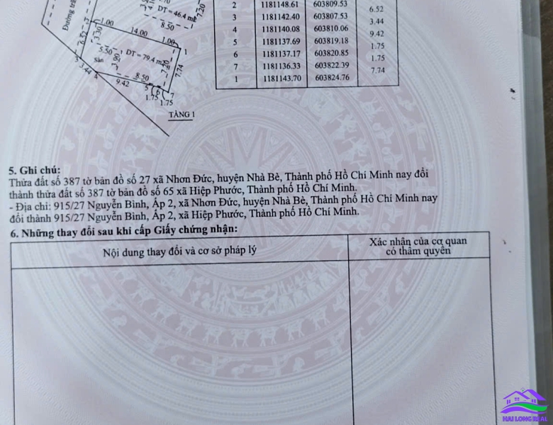 HAI LONG REAL: Nhà giá: 6,8ty, DT: 8*16m, 1 lững, đường Nguyễn Bình, Nhà Bè 