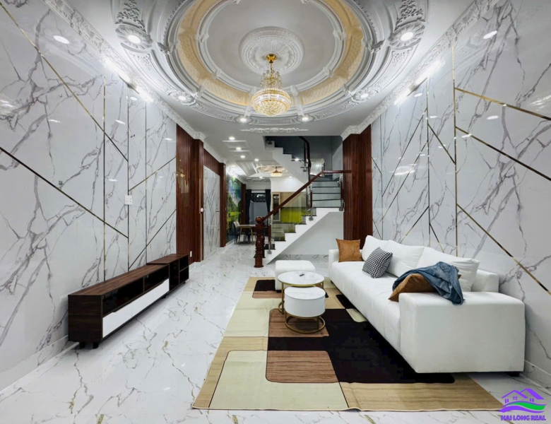 HAILONGREAL: Nhà giá: 6.85 tỷ, DT: 4x26m, 3 lầu. đường 12m, khu 126/ Nguyễn Văn Tạo, xã long thới, nhà bè