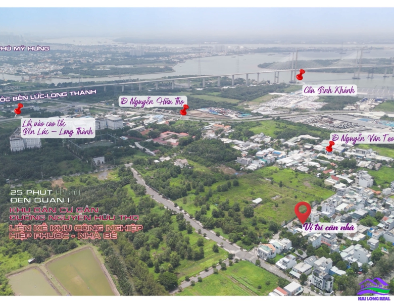 HAILONGREAL: KHO XƯỞNG 24X25M, 600M2, KHU 526/ NGUYỄN VĂN TẠO, LONG THỚI