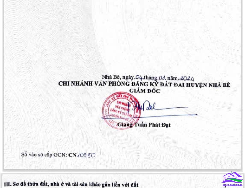 HAILONGREAL: 9 lô đường Nguyễn Bình, Giá: 50tr/m2, DT: 80-100m2, xã Nhơn Đức, Nhà Bè 