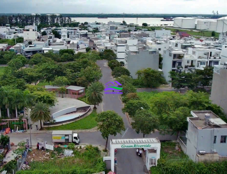 Đất góc giá: 7.8ty, DT: 7x16m, đường N1, khu GREEN RIVERSIDE, huỳnh tấn phát, TT nhà bè. 