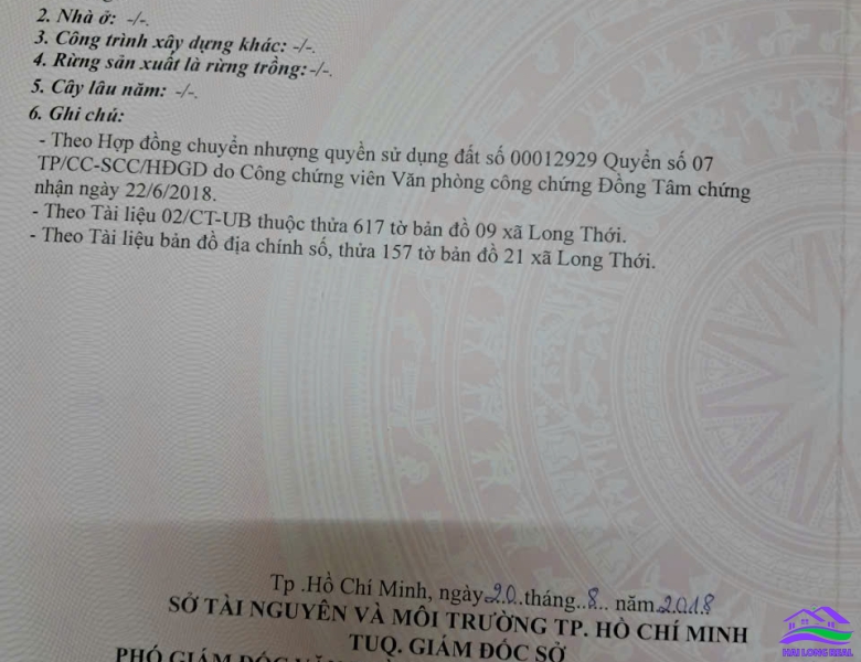 HAILONGREAL: Đất giá: 26tr/m2, DT: 10x34m, 340m2, đường 12m, Nguyễn Văn Tạo, xã Long Thới, Nhà Bè