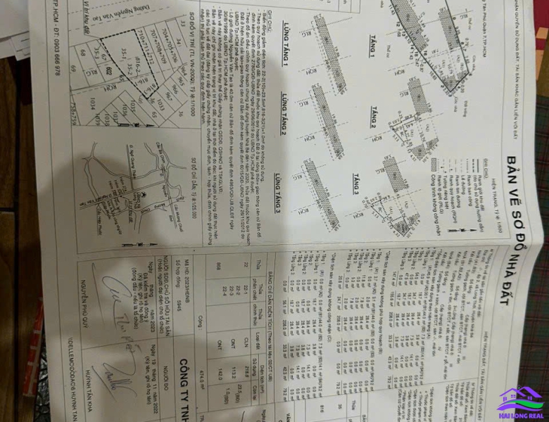 HAILONGREAL: Nhà giá: 20ty, DT: 474m2, ngang 18m, có nhà 3 tầng+ 2 mặt bằng, mặt tiền đường Nguyễn Văn Tạo, Nhà Bè 