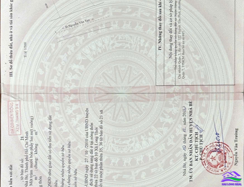 HAILONGREAL: Nhà giá: 20ty, DT: 474m2, ngang 18m, có nhà 3 tầng+ 2 mặt bằng, mặt tiền đường Nguyễn Văn Tạo, Nhà Bè 