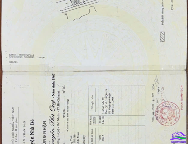 HAILONGREAL: Nhà giá: 20ty, DT: 474m2, ngang 18m, có nhà 3 tầng+ 2 mặt bằng, mặt tiền đường Nguyễn Văn Tạo, Nhà Bè 