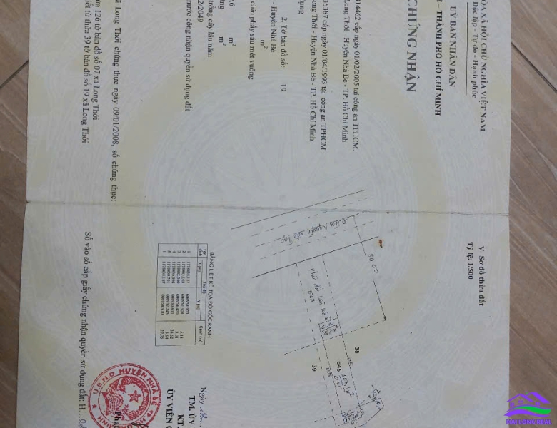 HAILONGREAL: Nhà nát mặt tiền Nguyễn Văn Tạo, Giá: 19ty, DT: 1100m2, thổ cư 155m2, xã Long Thới, Nhà Bè 