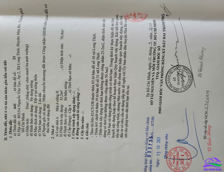 HAILONGREAL: NHÀ GIÁ: 4.2TY, DT: 93M2, 1 LẦU, 403/ NGUYỄN VĂN TẠO, VÀO 30M