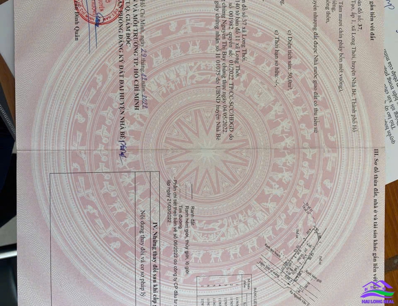 HAILONGREAL: Nhà NGUYỄN VĂN TẠO, giá: 3,3 tỷ, diện tích: 5,69x18m, 94m2, xã Long Thới, Nhà Bè 