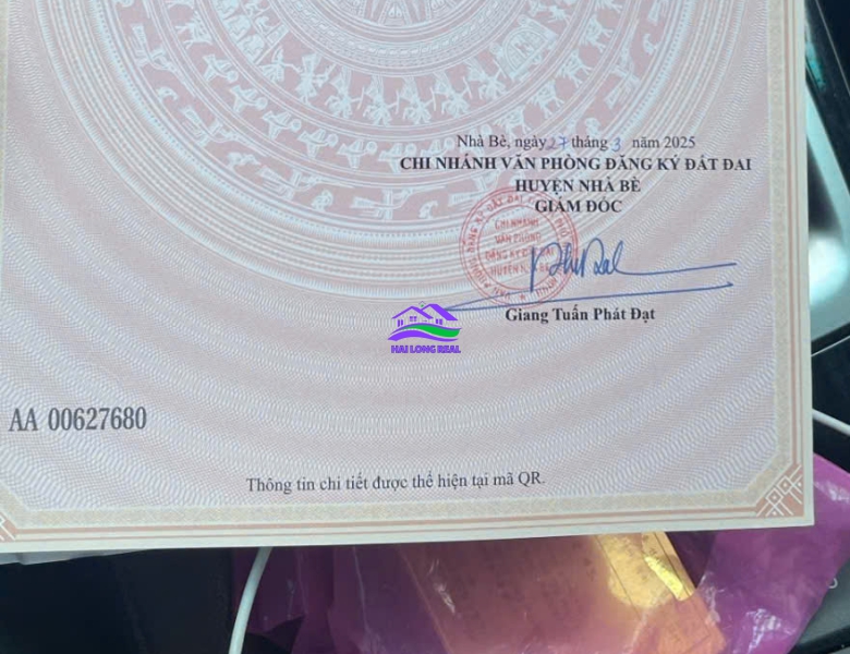 HAILONGREAL: ĐẤT 493M2,11X50M, GIÁ: 5.5TY, LÊ VĂN LƯƠNG, HẼM XE HƠI, VÀO 100M