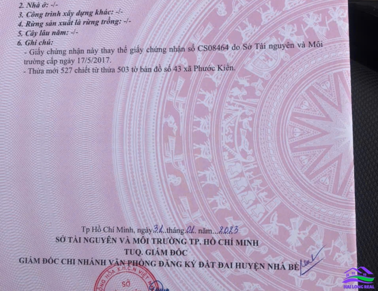 HAILONGREAL: Đất 1368/LÊ VĂN LƯƠNG, giá: 3,99ty, diện tích: 5x18m, xã Phước Kiểng, Nhà Bè 