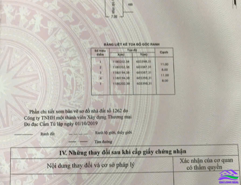 HAILONGREAL: ĐẤT 8X11M, GIÁ: 3.95TY, KHU 1764/ LÊ VĂN LƯƠNG, KHU RẠCH TÔM