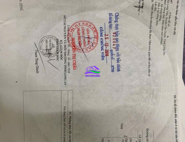 HAILONGREAL: ĐẤT 2.35TY, DT: 5X20M, ĐƯỜNG SỐ 10, THÁI SƠN