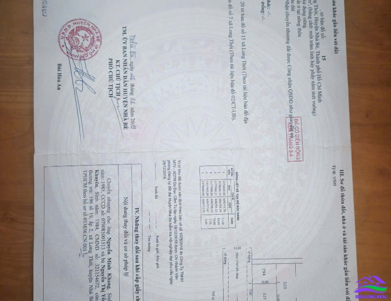 HAILONGREAL: ĐẤT GÓC 5.5TY, DT: 10X12M, KHU 274/ NGUYỄN VĂN TẠO, NHÀ BÈ