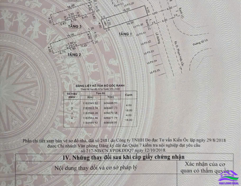 HAILONGREAL: NHÀ ĐƯỜNG SỐ 3, GIÁ: 13.8TY, DT: 4X18M, 4 TẦNG, PHẠM HỮU LẦU, QUẬN 7