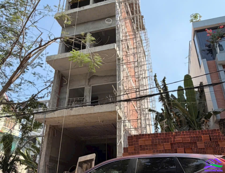 HAILONGREAL: CHDV 16.5TY, DT: 5X20M, 5 TẦNG, 21 PHÒNG, THU NHẬP 80-90TR, ĐƯỜNG D6 KHU LÀNG ĐẠI HỌC, NHÀ BÈ