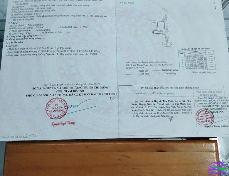 HAILONGREAL: NHÀ 3.5TY, DT: 11X7M, 2PN, KHU 2450/ HUỲNH TẤN PHÁT, NHÀ BÈ